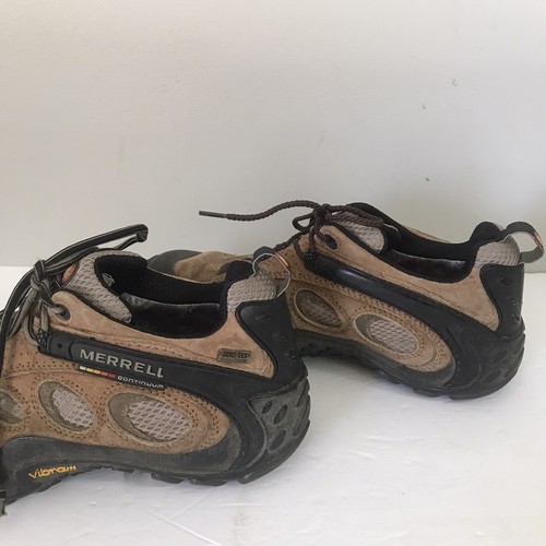 Merrell Women's Vibram Continuum Hiking Shoes Gore-Tex Size 8 Brown Black Vented - Picture 6 of 9