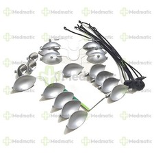 Set 6 Protezione Laser Occhi Protezione Corneale Acciaio Inox Piccolo Medio Grande