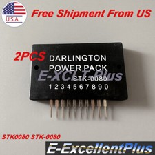 Amplificador de potencia de circuito integrado chip IC 2 piezas para Darlington STK0080 STK-0080