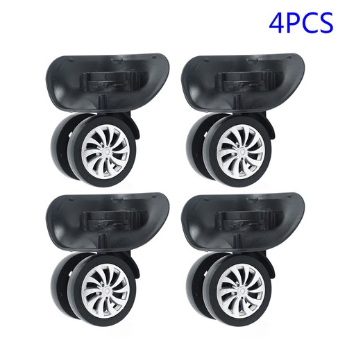 Plástico Equipaje Ruedas 360°Giratorias Repuesto Ruedecita Maleta Reparar  Kit | eBay