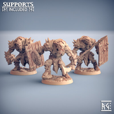 Goblin Fighter Miniature | D&D DnD | 
