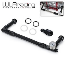 Aluminum For Quick Fuel Holley 4150 Double Pumper Fuel Line Log W Oil Gauge