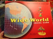 1960s WIDE WORLD AIR TRAVEL GAME PARKER BROTHERS