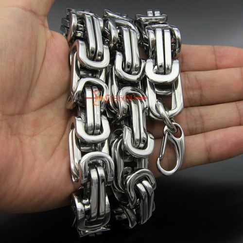 Huge Heavy Silver Byzantine Stainless 