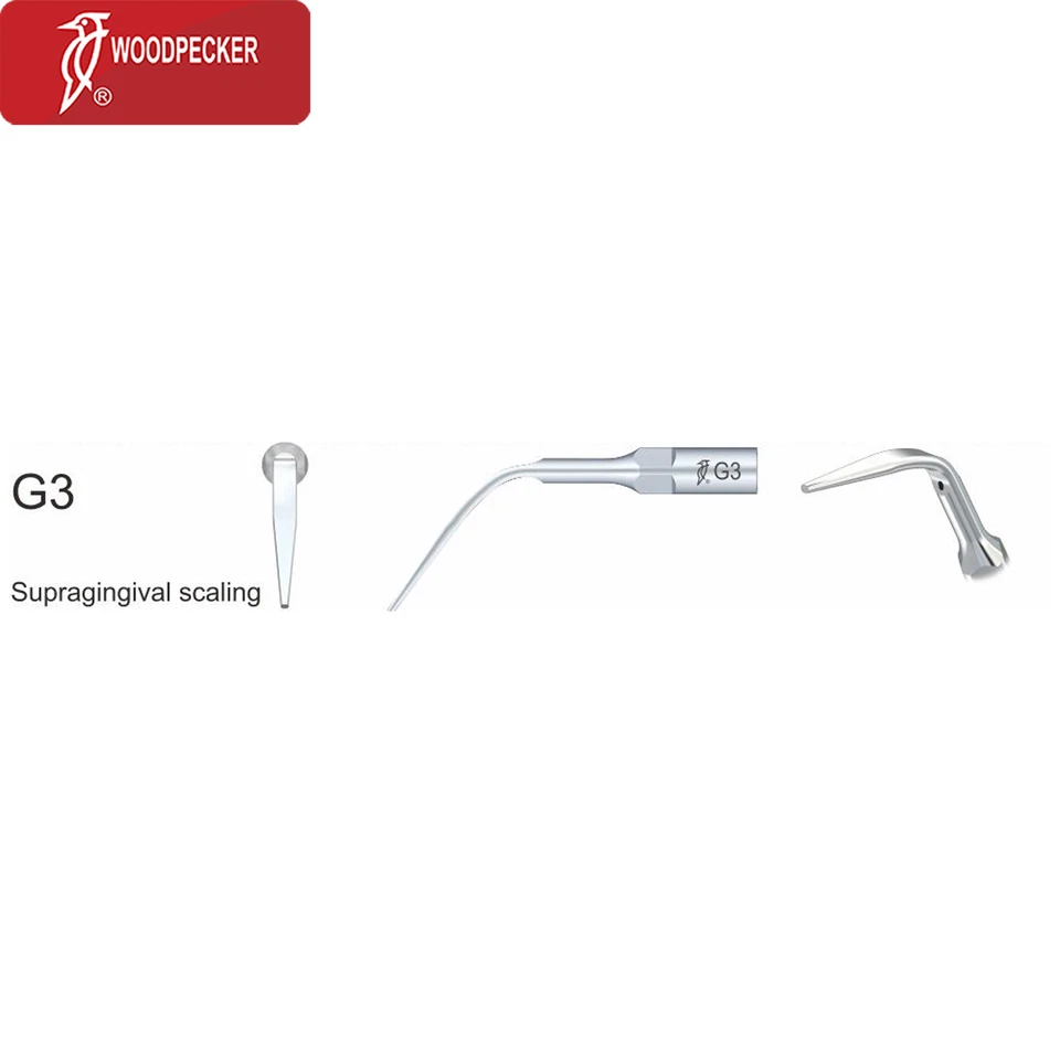 Original Woodpecker Dental Ultrasonic Scaler Tips G1 - G31 Fit EMS Handpiece - Image 4 of 4