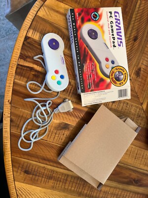Vintage 1993 Gravis PC Gamepad Control Pad Joystick w/ box