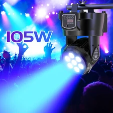 105W 7 LED Moving Head Light DMX RGBW Stage DJ Show Disco Lighting & Remote