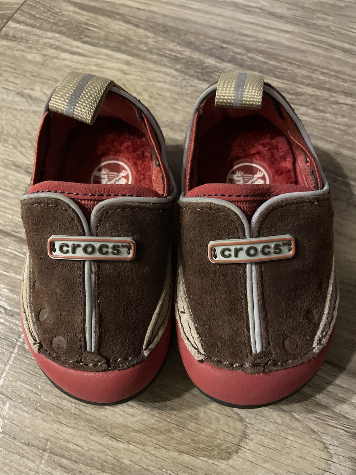 crocs suede