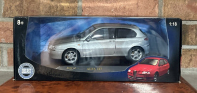 ALFA 147 1:18 SCALE BY RIKO SILVER RARE RARE FIND BRAND NEW