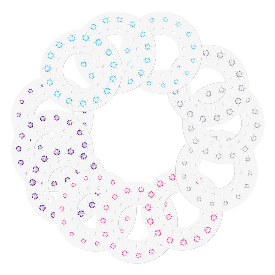 Hair Bling Refills Safe Glimmer Refill Pack 180pcs Multi Colors Rhinestones For