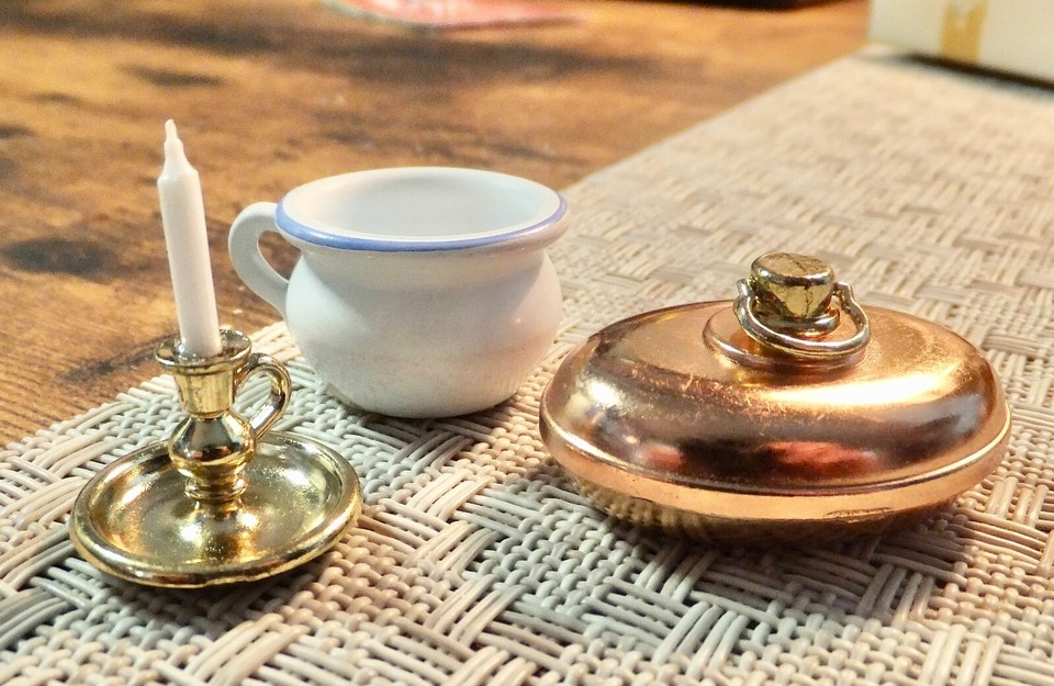 1980s Bodo Hennig Bedchamber Set Candlestick, Chamber Pot, Warmer eBay