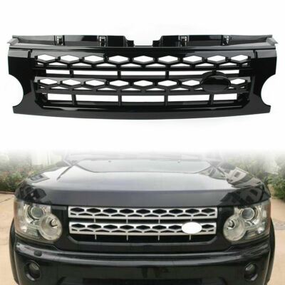 Black Front Grille Bumper Mesh For Land Rover Discovery LR3 2005-2009 2006 07 08