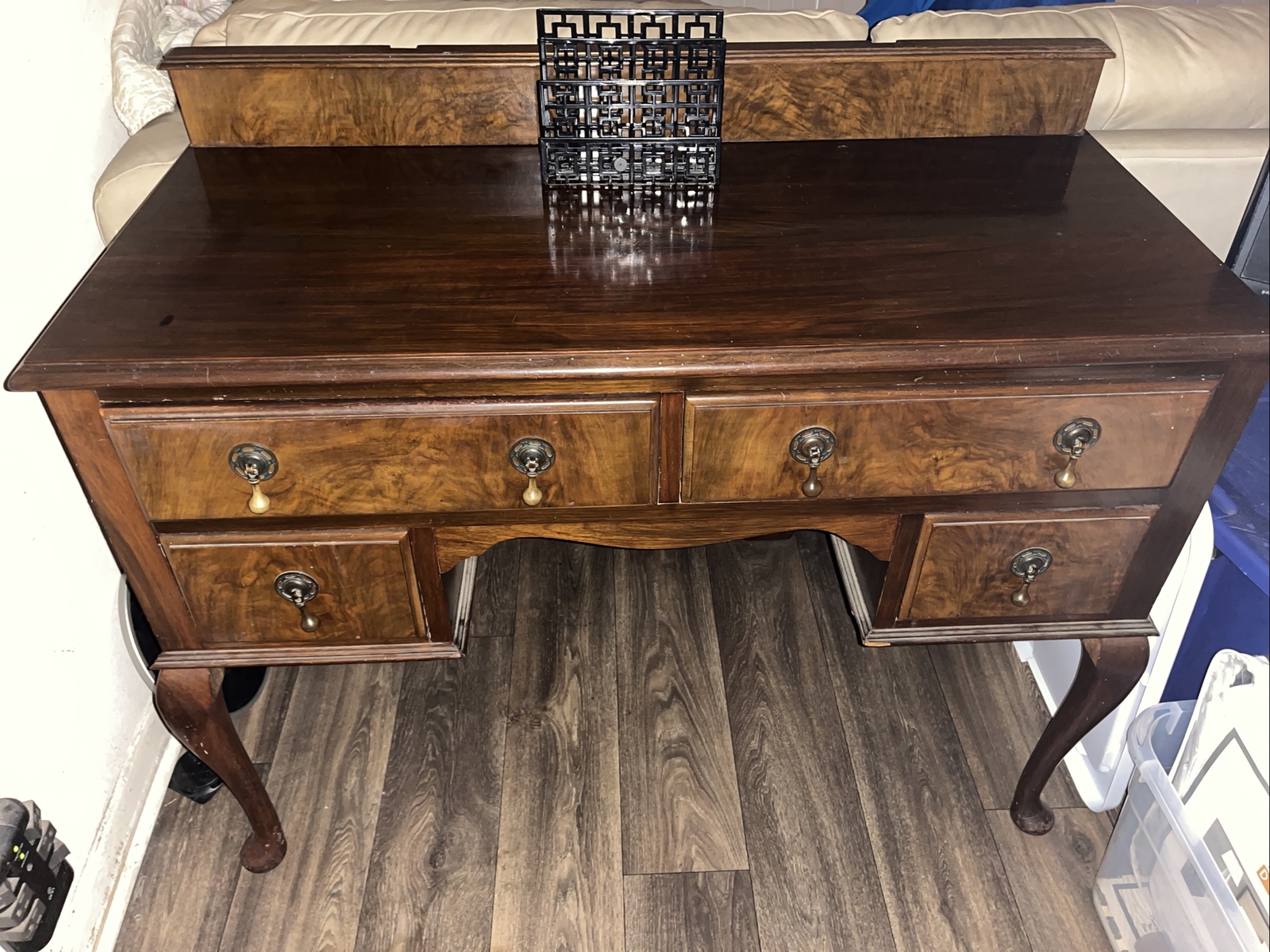 used solid wood desk eBay