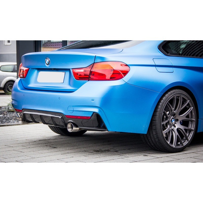 Sport-Performance Heckdiffusor / Heckansatz Duplex 4-Rohr Für BMW