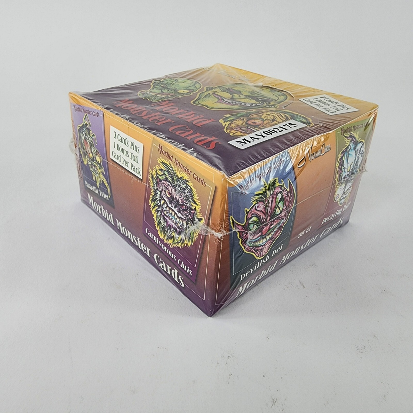 NostalgiCards MORBID MONSTER CARDS Horror Limericks Box Set 36 Packs FOIL SEALED - Picture 9 of 12