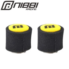 NIBBI 45mm 2pcs Air Filter For Yamaha Banshee 350 YFZ350 Stock Carb 1987-2006