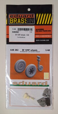 1/48 Eduard Bf 109F Resin Wheels Set - Eduard BRASSIN 648282