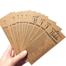 Bible Bookmarks Emergency Numbers Gift Christian Religious Bible Verses 5 PACK