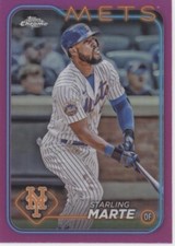 2024 Topps Chrome #257 Starling Marte Pink Refractor