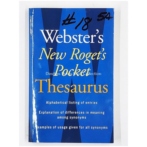 ster's New Roget's Pocket Thesaurus by Editors of ster's (2008