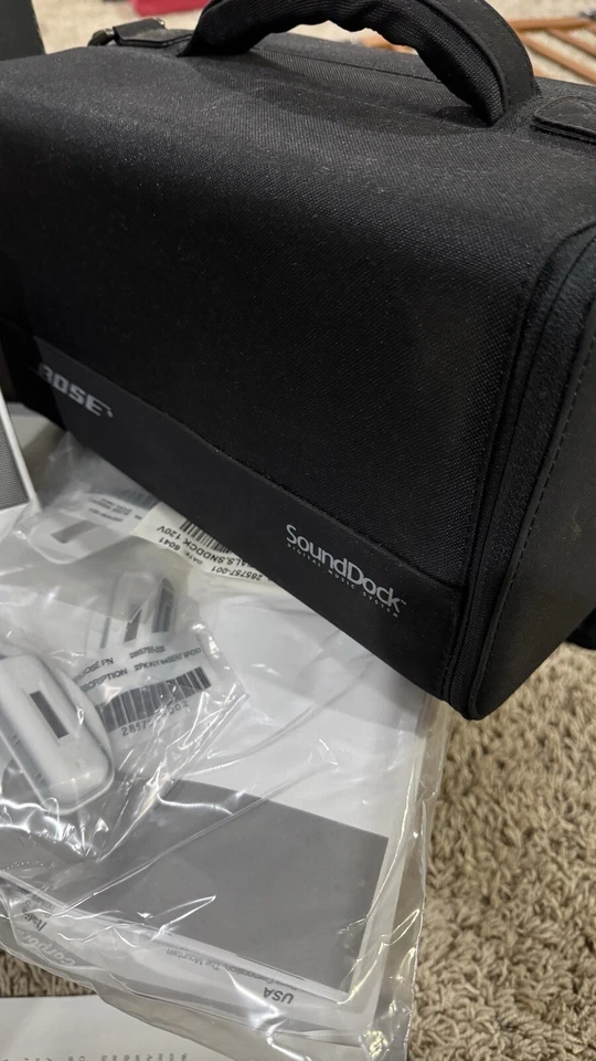 BOSE SoundDock Series 1 Digital Music SYSTEM Travel CASE Original Box Charger - Image 2 of 4