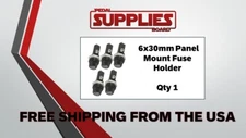 Fuse Holder Panel Mount  15A 125V AC 10A 250V AC USA SELLER