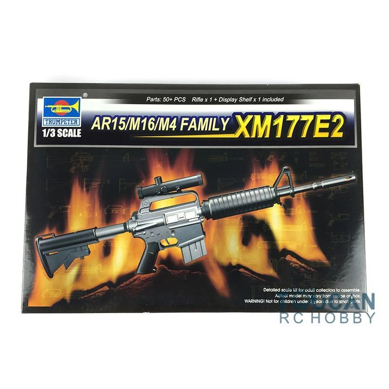 1/3 Trumpeter AR15/M16/M4 FAMILY XM177E2 Gun Automatic Rifle Model KIT 01905 - Image 2 of 4