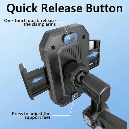 Car Truck Mount Phone Holder Stand Dashboard/Windshield For Cell Phone Universal - Picture 7 of 23