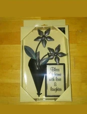 Bed Bath and Beyond BLESS THIS HOME WITH LOVE & LAUGHTER Wall Art 6"x9"