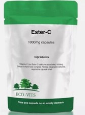 Ester-C 1000mg High Strength Capsules ? Supports Immune System & Skin Health