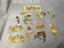 Vintage 1970s Hallmark Paper Cutouts Window Wall Decorations Scrapbook Children