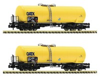 Fleischmann 825816 2-Tlg. Set: Kesselwagen, Gatx, Spur N, Ep. Vi, Dc, Neu Ovp