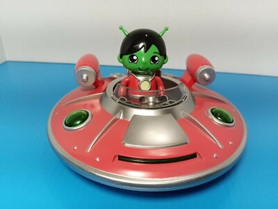 Ryan's World Red UFO Flying Saucer Spaceship Lights Sounds W