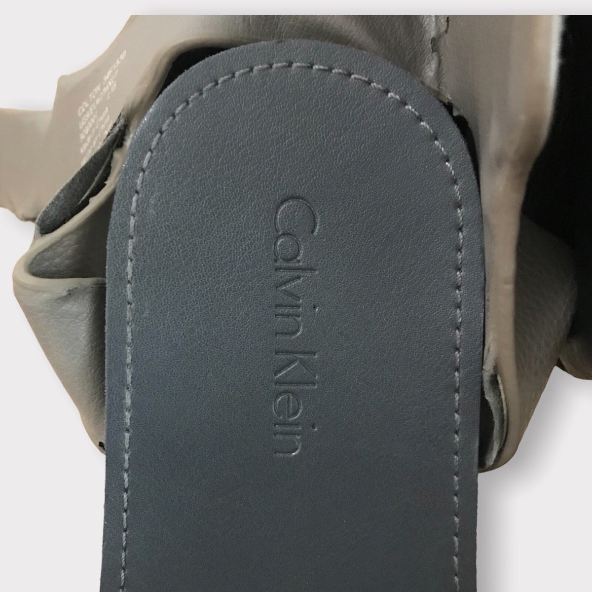Calvin Klein Sandals Lt Charcoal 9 | eBay