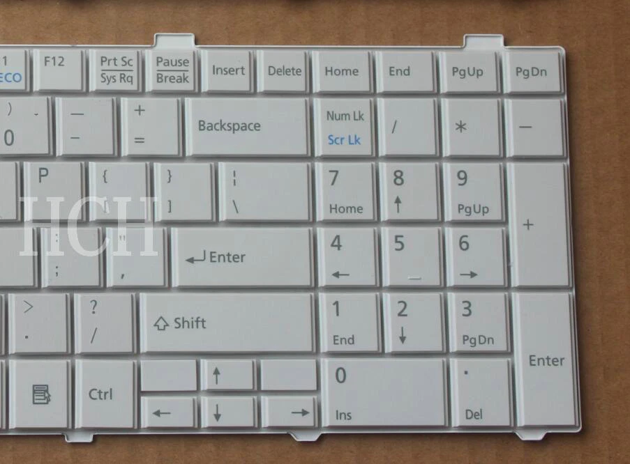 Nuevo teclado para computadora portátil FUJITSU Lifebook A530 AH530 AH531 NH751 EE. UU. blanco Foto 3 de 4