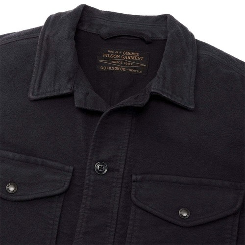 Filson Vintage Wash Moleskin Work Coat 20264378 Navy Dark Pocket Jacket