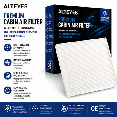 ALTEYES Cabin Air Filter for 2013-2018 Nissan Altima Clean Air Flow