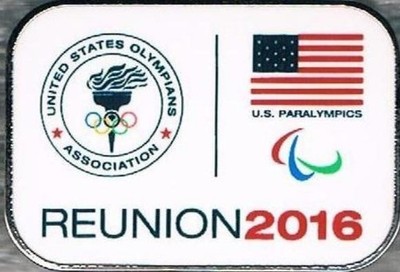 Rare Dated 2016 Rio USA Paralympic Team Reunion 2016 NOC Pin