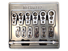 Blue Point By Snap On 38 Drive Metric Ratcheting Crowfoot Wrench Set Bfcrm712
