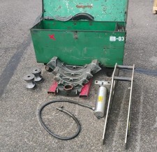 Greenlee 884 Hydraulic Bender 1 1/4 - 4" Rigid Pipe Bender, Parts Incomplete Kit