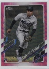 2021 Topps Chrome Update Target Pink Wave Refractor Jose Devers #USC53 0c4