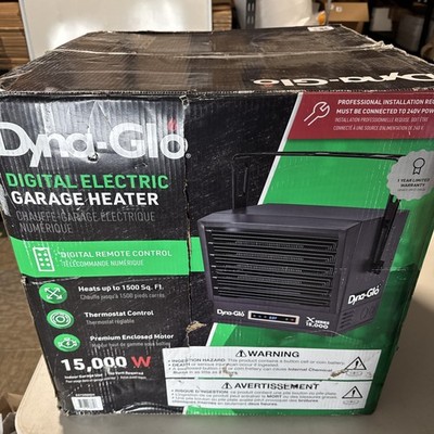 Dyna-Glo Dual Power 15,000W Electric Garage Heater EG15000DH. Open Box.