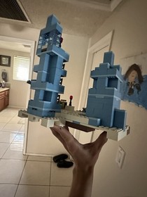 LEGO Minecraft The Ice Spikes 21131 Complete Set Steve Without Box Bag
