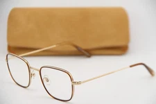 NEW GARRETT LEIGHT CALIFORNIA PRESTON MGT-G-TD GOLD AUTHENTIC EYEGLASSES 48-21 K