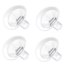 4pc 30mm Oval Flanges Shields Built-in Soft Edges Compatible with 4pcs-30mm