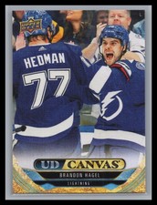 2024-25 Upper Deck #C141 Brandon Hagel UD Canvas Tampa Bay Lightning