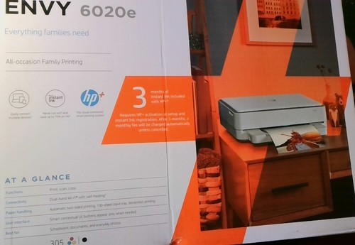 HP Envy 6020e All-on-One Multifunktionsdrucker - Weiß/Grau (223N4B#629)