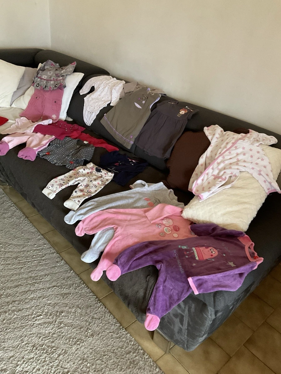 Lot De 14 Vêtements été Bébé Fille 23-24 Mois - Occasion Très Bon état - Multicouleur
