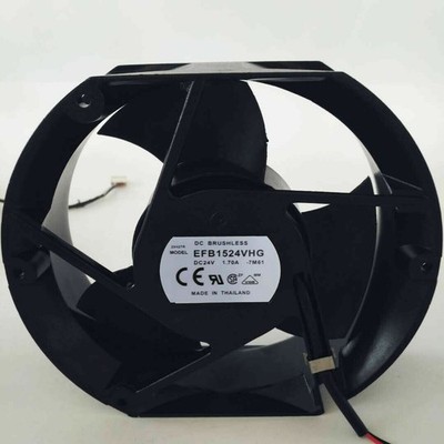1PC   EFB1524VHG 24V 1.70A 4Wire 15*17*5CM Cooling Fan EFB1524VHG New In Box #as