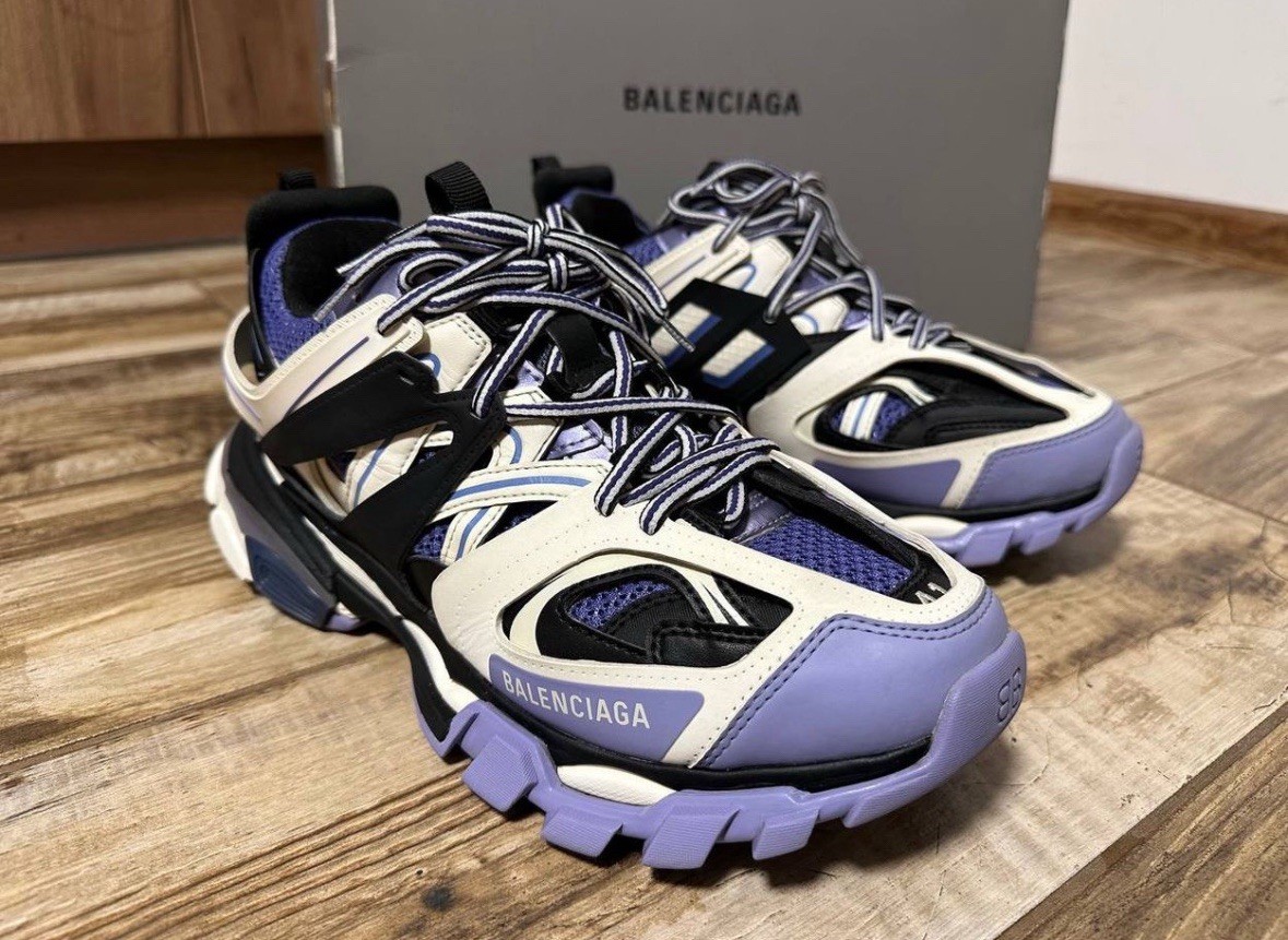 【BALENCIAGA ランナー 】サイズ42 Violet/Purple Balenciaga Men Track Runners Size 42 | eBay